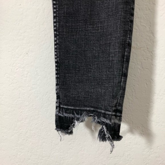 NWOT Free People Wild Child Skinny Jeans Black 28 - Picture 6 of 10